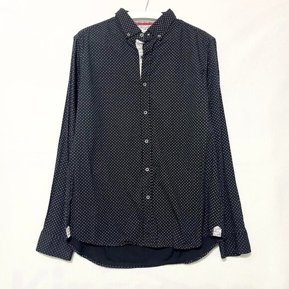 Heritage report collection mens button front shirt size XL slim fit - Picture 1 of 8